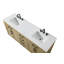 Meuble-lavabo double 72 po Ahner-533112734