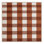 Machine Washable Checkered Brown Area Rug