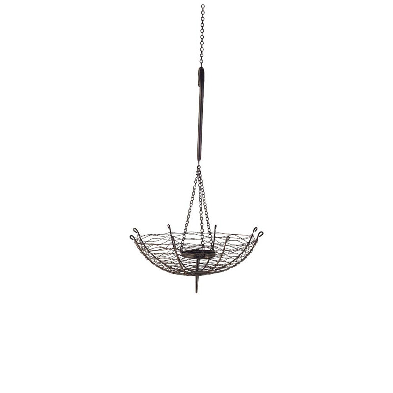 Metal Hanging Lantern, 31" H x 31" W x 13" D