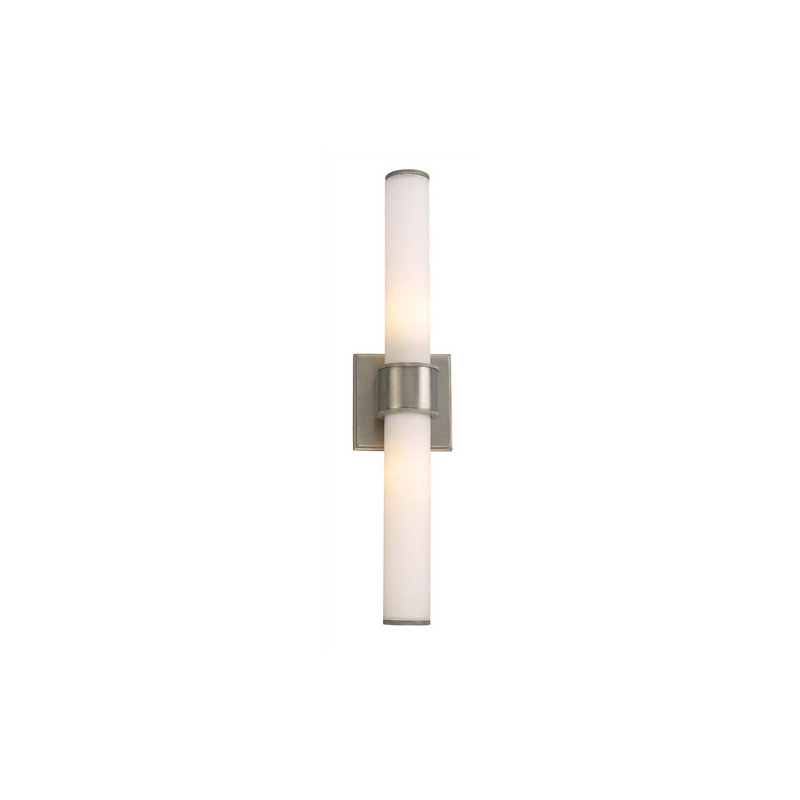Mill Valley 2-Light Wall Sconce, Satin Nickel