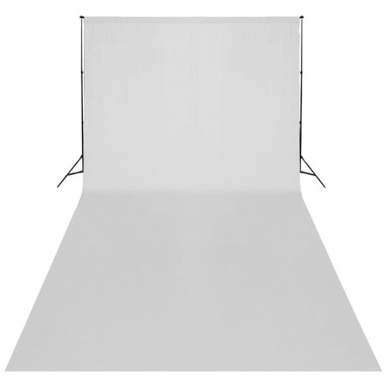 Backdrop Cotton without Stand, White, 300cm W x 600cm L