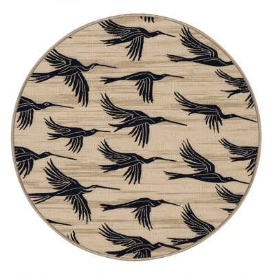  Washable Tropicbirds Hawaiian Area Rug