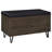 Clackamas Smoked Oak 2-Door Storage Bench-2091442532