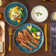 12 Piece Stoneware Dinnerware Set - Service for 4