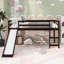 Lit mezzanine avec glissade, conception multifonctionnelle, lit simple-1753692207