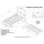 Lit plateforme en bois massif avec pied de lit Lundy-87940218-87940220