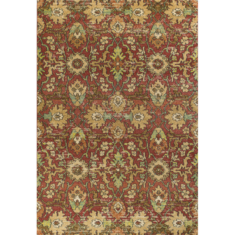 Tapis oriental épice Penitas, Round 9'10"