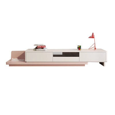 Modern Retractable Wood TV Stand