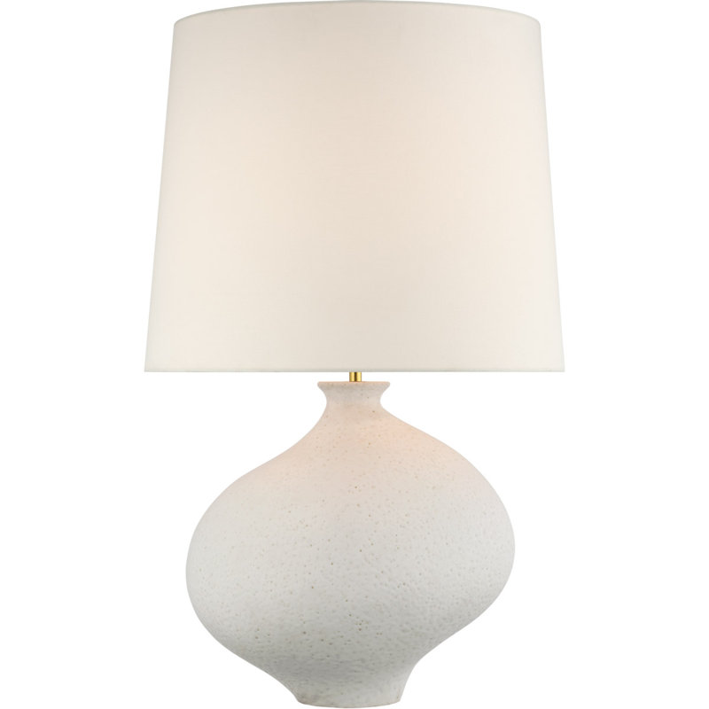 AERIN Celia Large Right Table Lamp, Marion White