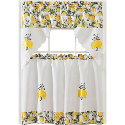 Abstract Swag Kitchen Curtain