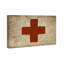 Croix rouge - Impression sur toile-12305244