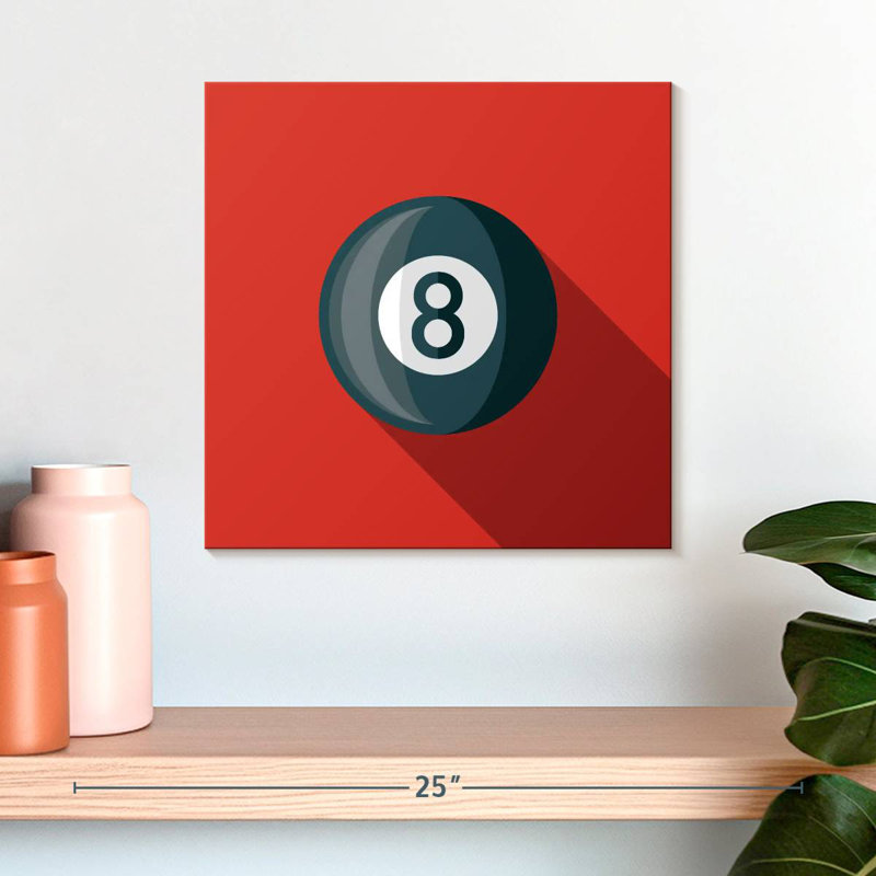 Balle de billard Senne, H 16 po x l 16 po
