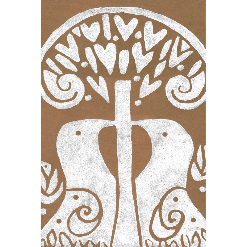 Heart Song 1 Piece Wrapped Canvas Wall Art, 81cm H x 122cm W x 3.8cm D