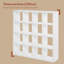 Cubicle 147.19cm H Media Shelves-121084212