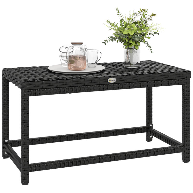 Rectangular Outdoor Coffee Table , 80cm cm W 40cm cm D