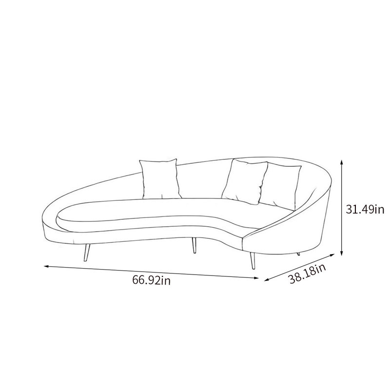 Starisha, 31.49" H x 66.92" W x 38.18" D, 2