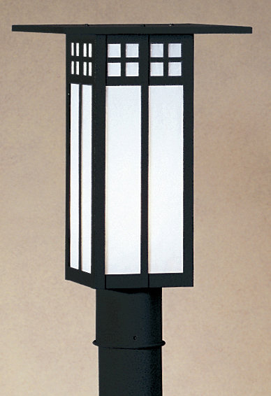 Glasgow Lantern Head, 18" H x 18" W x 18" D, Pewter, Blue and White Opalescent