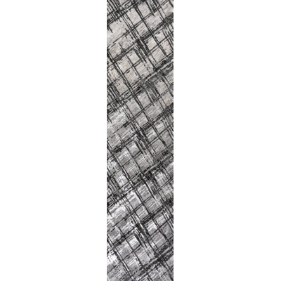 Blackmun Modern Abstract Black/Gray Rug