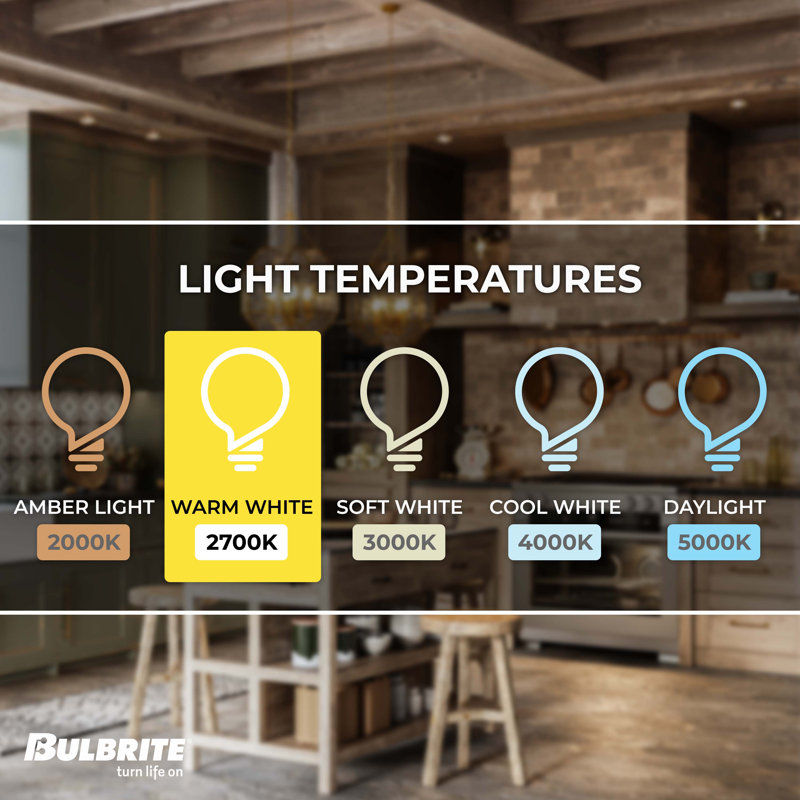 2,5 watts (25 watts équivalents), ampoule à DEL T6 à intensité variable, culot E12 / candélabre (2700K) 