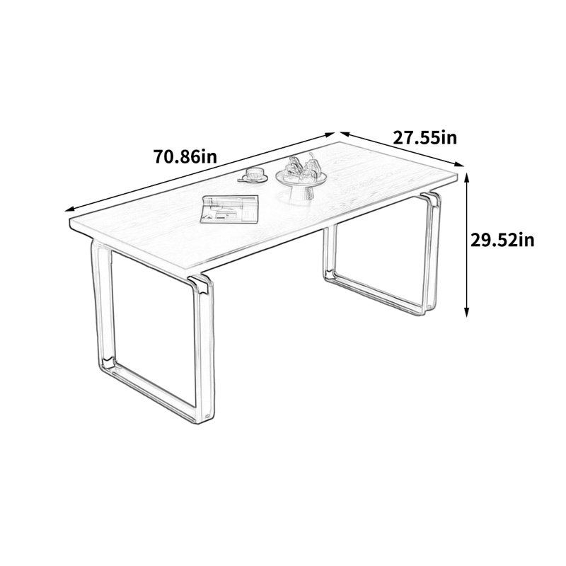 Olvera, 29.52"H x 70.86"L x 27.55"W