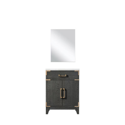 Laurel 24 in W x 18 in D Single Bath Vanity, Acrylic Top Mirror