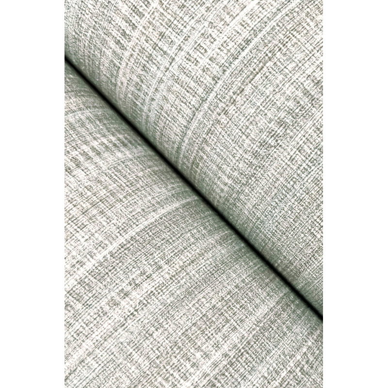 Striped Vinyl Wallpaper Roll, Driftwood
