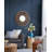 Round Carter Wooden Mirror
