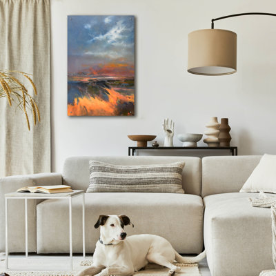  «Last Glow Redux» par Patrick Dennis, art mural en verre acrylique, 24 po x 36 po