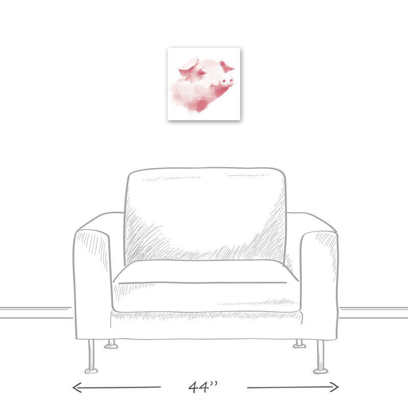 « pinkying portrait », art sur toile