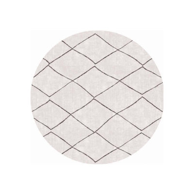 Tapis beige à motif tissé Soul