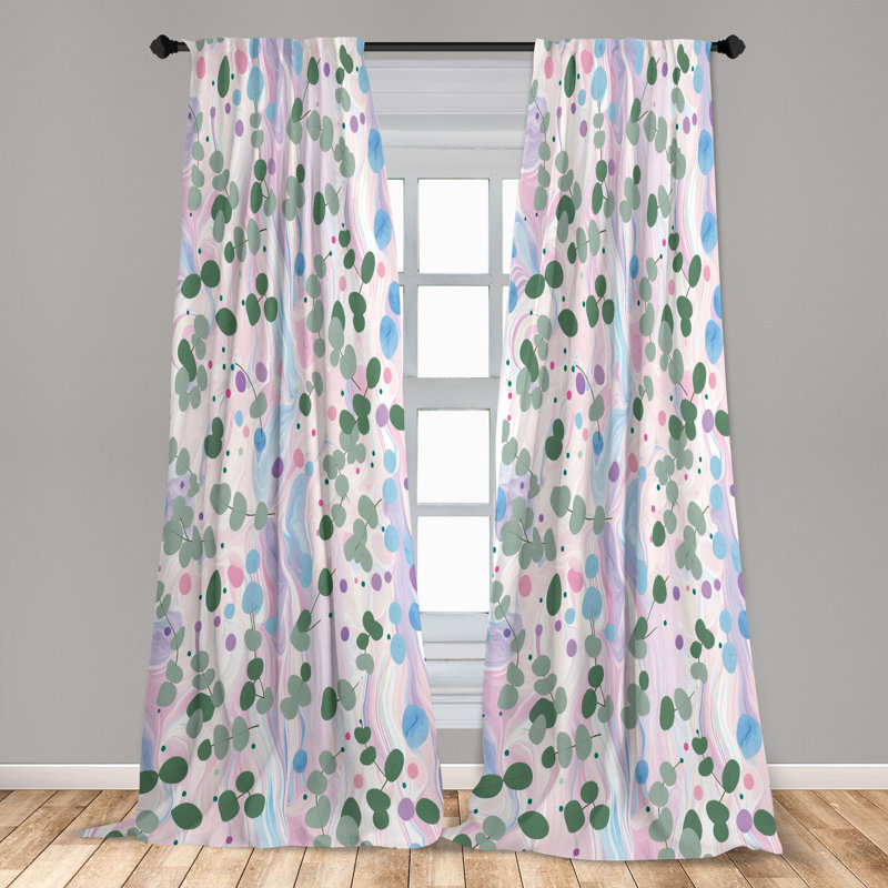 Semi Sheer Curtain Pair, 56" W x 95" L