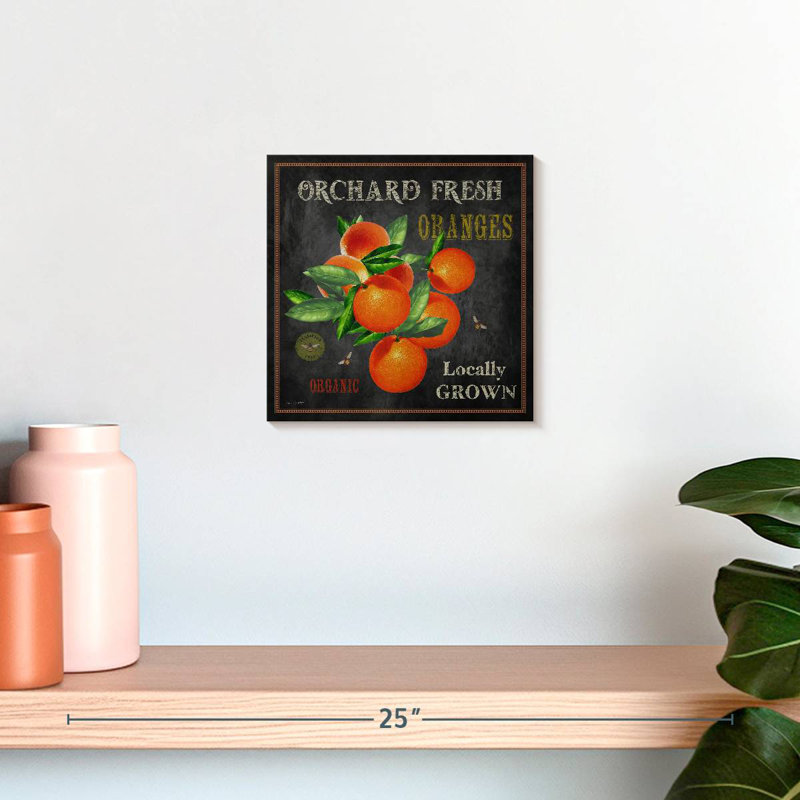 Panneau mural Khylige Orchard Fresh Oranges, H 10 po x l 10 po