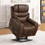 Fauteuil relevable de style transitionnel noyer