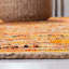 Tapis abstrait en coton et jute tissés à la main Naveen-1265291477