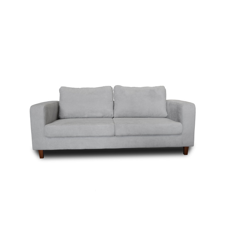 Bohlin 3 Seater Fabric Sofa, Silver
