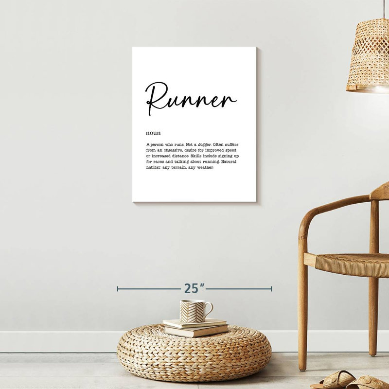" Runner Definition " by Eleanor L., 25" H x 20" W x 1.25" D