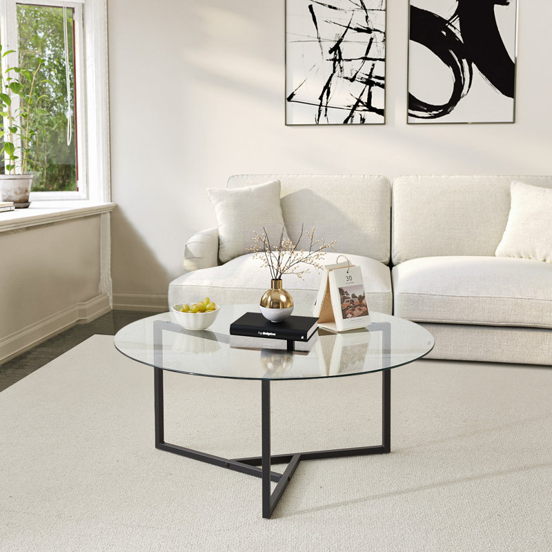 Brandey Frame Coffee Table, Clear