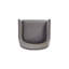 Fauteuil en cuir taupe Serena-145895207