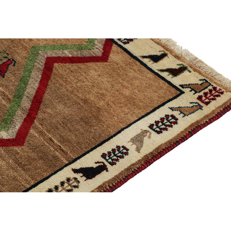 One-of-a-Kind 3'6" X 5'7" Hand Knotted Area Rug