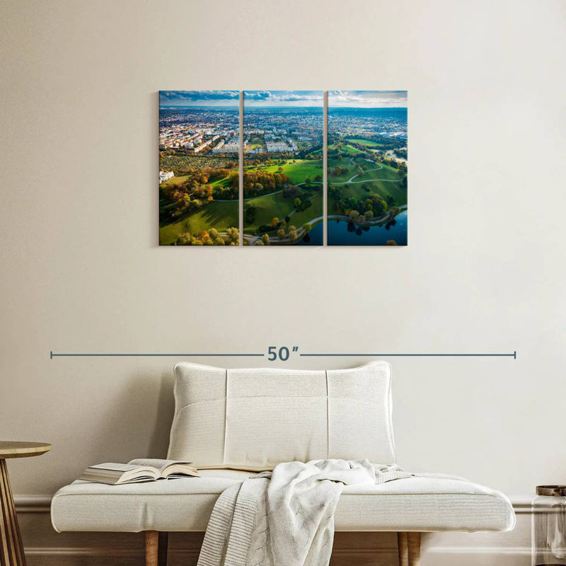 Munich Greenspace, 20" H x 33" W