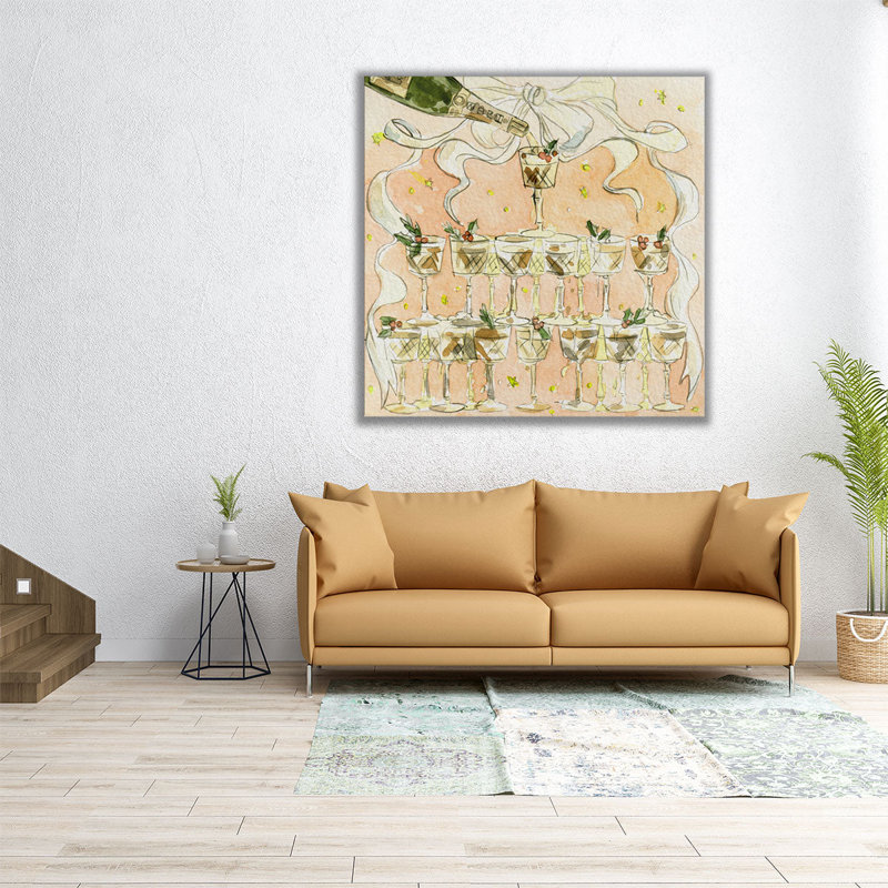 Christmas Countdown I - reproduction d'art sur toile, H 30 po x l 30 po
