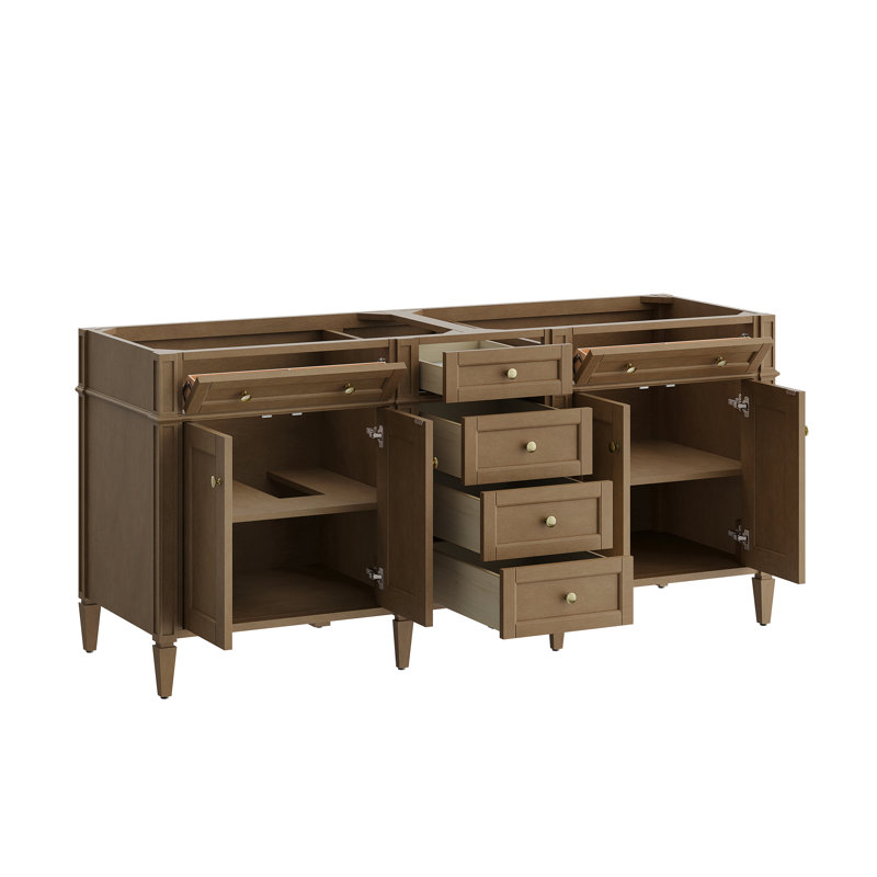 Meuble-lavabo double l 72 po Dussault, Pacane, Tajnar, 8 po