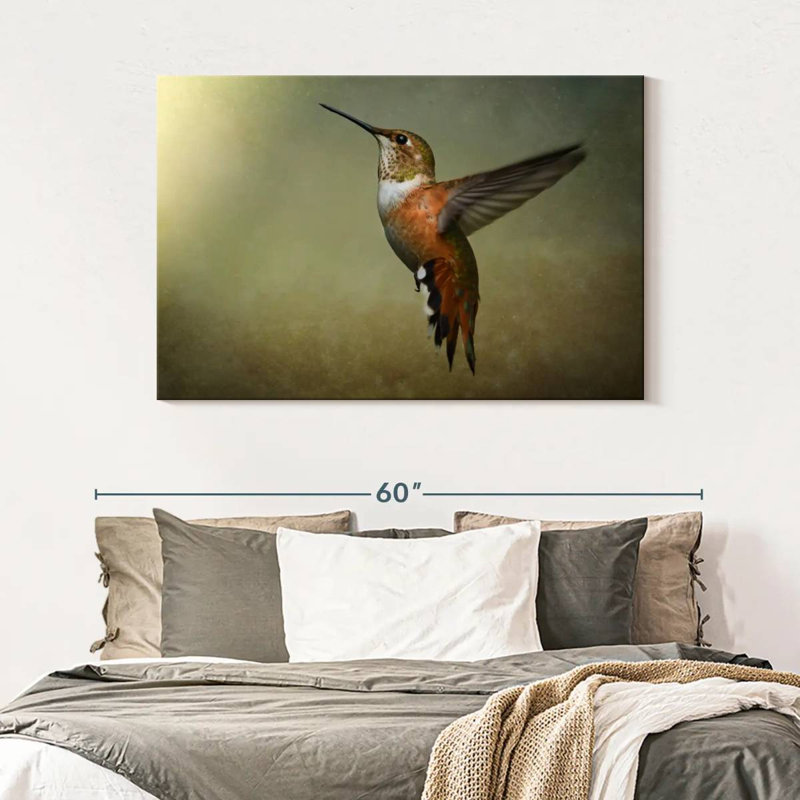 Colibri roux Brampt femelle, H 32 po x l 48 po