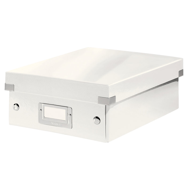 Leitz Decorative Bin, 22cm H x 10cm W x 28.2cm D, White