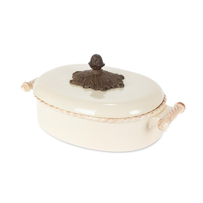 GG Collection Oval Ceramic Casserole Dish