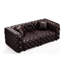 Canapé modulaire moderne, capitonné à la main avec des coussins, personnalisable pour le salon