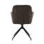 Timote 48cm H Tufted Polyester Blend Upholstered Metal Armchair-1638740594