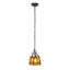 5.5" Square Pine Branch Valley View Mini Pendant