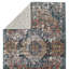 Tapis bleu foncé / brun / crème Forand-515455681