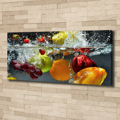 Fruits And Vegetables - No Frame Print on Canvas